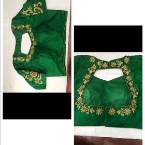 Green blouse